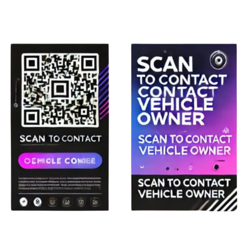 Vehicle QR Sticker